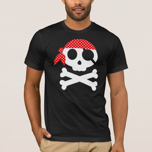 Prata som en pirat Shirt Tee (Framsida)