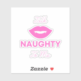 Prata stygg mot mig klistermärken