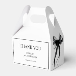 Prata trettio med mig Black Bow 30års födelsedag P Presentaskar