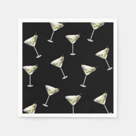 Prata trettio till mig Dirty Martini 30års födelse Pappersservett