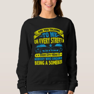 Pratar Du Med Mig På Varje Gatutaxi Förare T Shirt