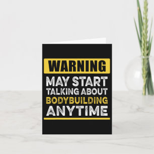 Pratar om Bodybuilding Anytime Funny Bodybuild Kort