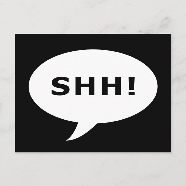 Pratbubbla! Vykort (Framsida)