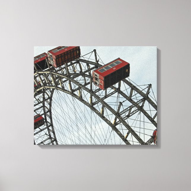 Prater Ferris Wheel, Wien, Österrike Canvastryck (Framsida)
