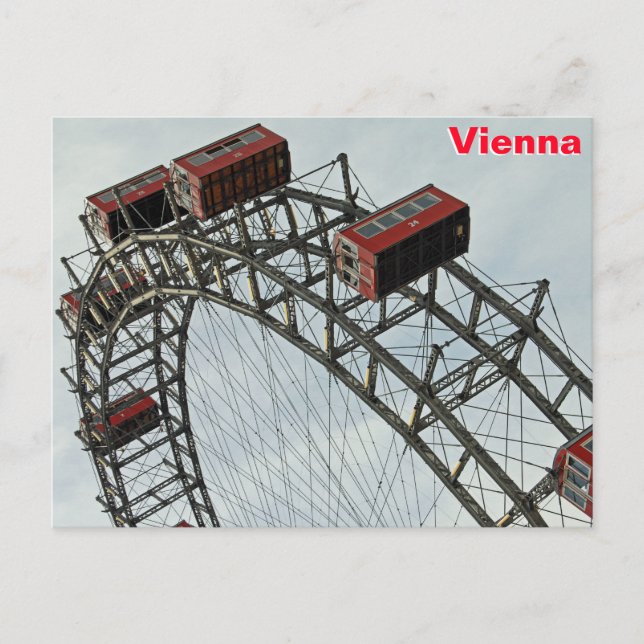 Prater Ferris Wheel, Wien, Österrike Vykort (Framsida)