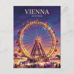 Prater och Riesenrad Österrike Vykort