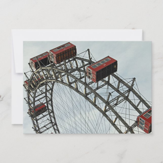 Prater Riesenrad, Wien, Österrike kort (Framsida)