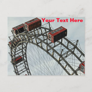 Prater Riesenrad, Wien, Österrike Vykort