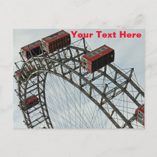Prater Riesenrad, Wien, Österrike Vykort