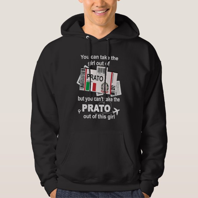 Prato Boarding Pass  Prato Flick  Prato Hoodie (Framsida)