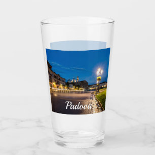 Prato della Valle nattetid i Padova, Italien Glaskopp
