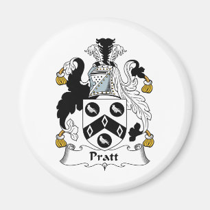 Pratt familjvapensköld magnet