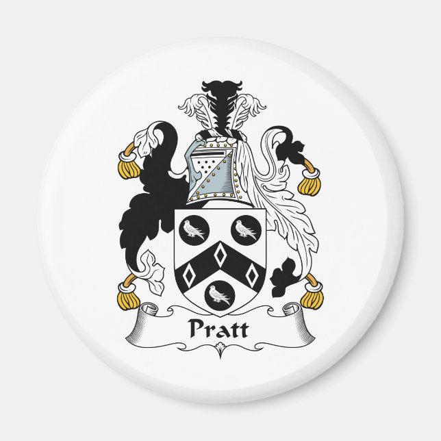 Pratt Family Crest Magnet (Framsidan)