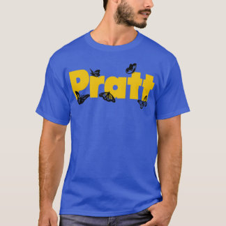 Pratt Institute Butterfly Logotyp T Shirt