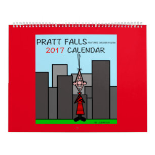 Pratt nedgångar som presenterar Chester, tjatar p Kalender
