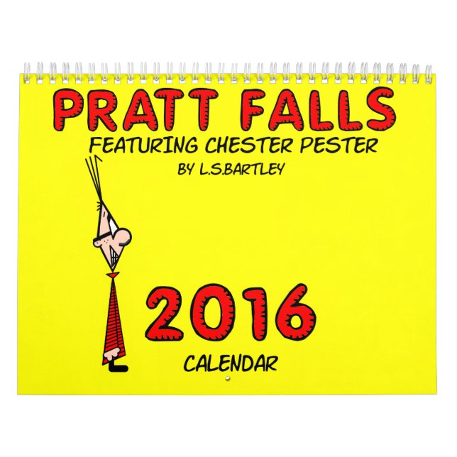 Pratt nedgångar som presenterar Chester, tjatar på Kalender (Omslag)