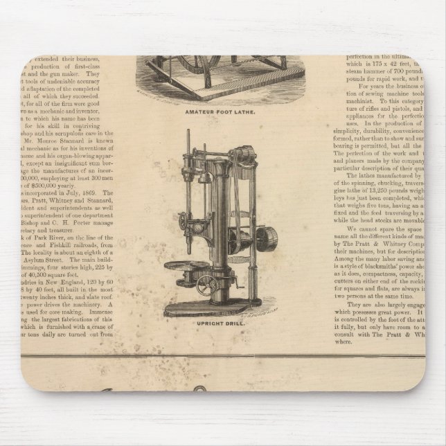 Pratt och Whitney Company Musmatta (Framsidan)