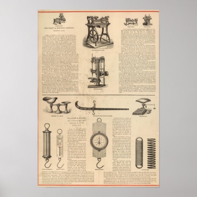 Pratt och Whitney Company Poster (Framsidan)