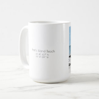Pratt's Island Beach, Large Coffee Mugg