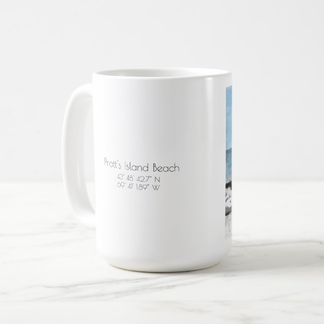 Pratt's Island Beach, Large Coffee Mugg (Framsida vänster)