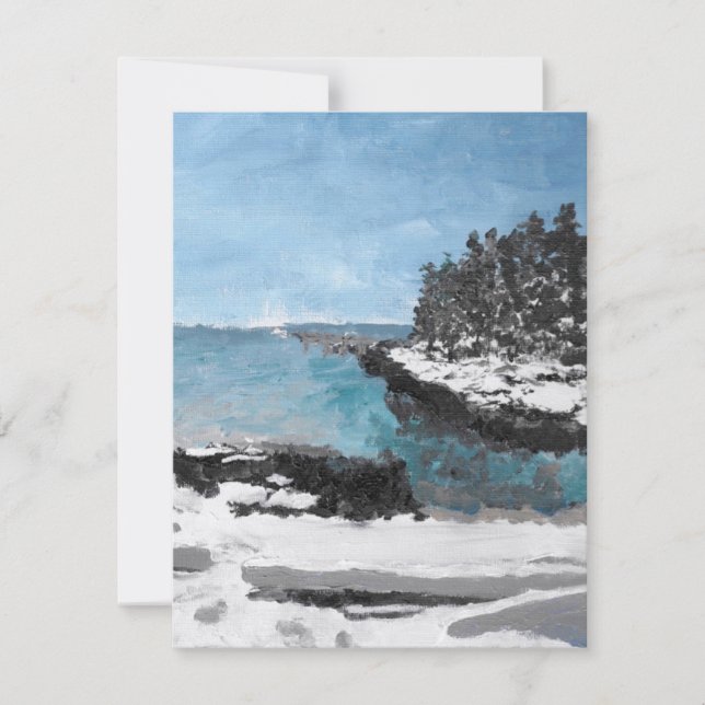 Pratt's Island, Southport Maine, hälsningskort (Framsida)