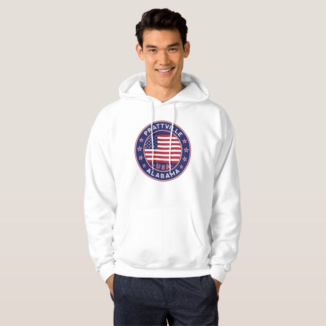 Prattville, Alabama Hoodie (Hel framsida)