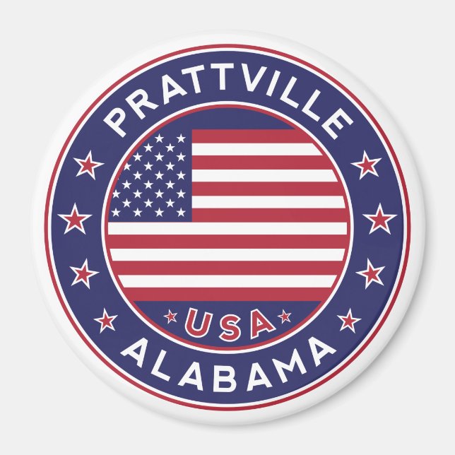 Prattville, Alabama Magnet (Framsidan)