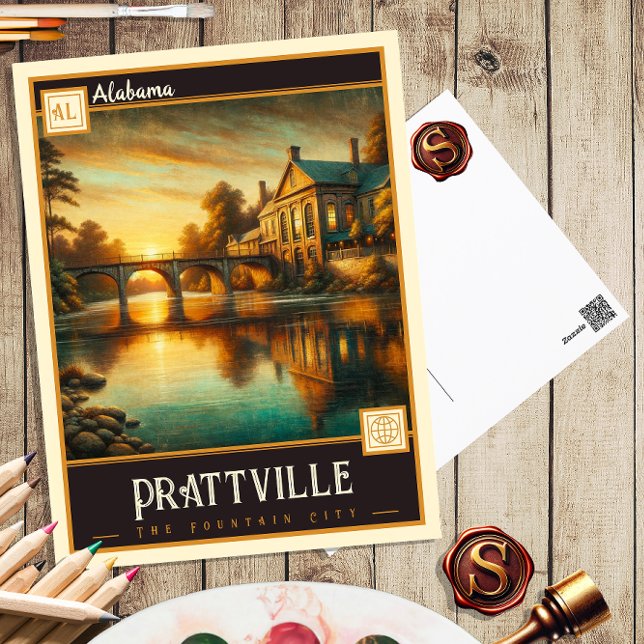 Prattville, Alabama | Vintage Vykort (Skapare uppladdad)