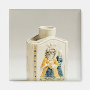 Prattware teacaddy magnet