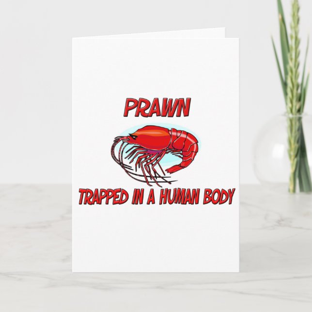 Prawn fångad i en human kropp kort (Framsida)