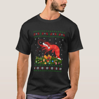 Prawn Fish Santa Ugly Prawn T Shirt