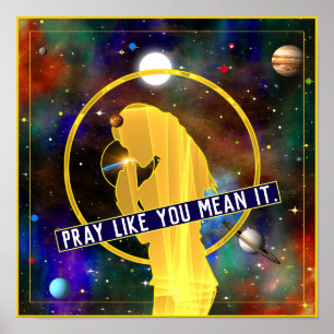 Pray as you Elak It 2 Chronicles 7:14 Christian Poster