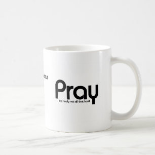 Pray Christian Kaffemugg