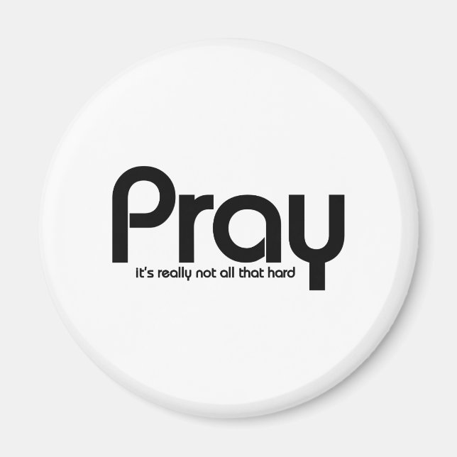 Pray Christian Magnet (Framsidan)