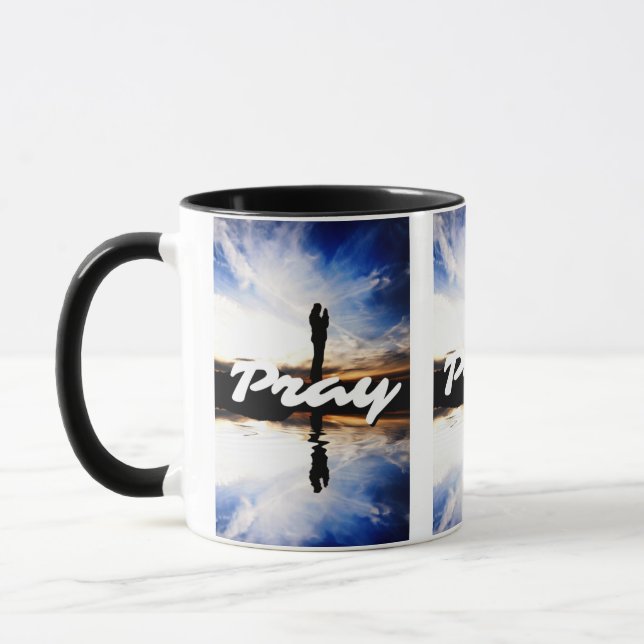 Pray Daily Two-Tone Mugg (Vänster)