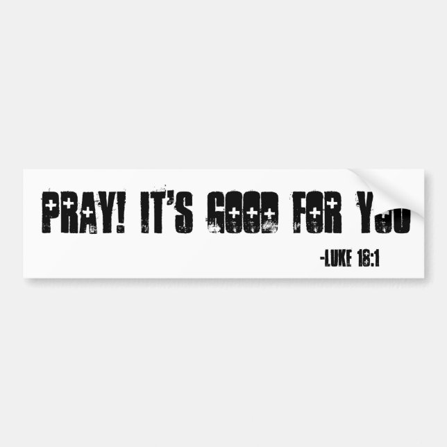 Pray! Det är bra för dig att anpassa det Bildekal (Framsidan)