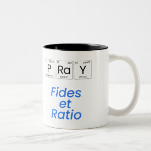Pray: Fides et Ratio Två-Tonad Mugg