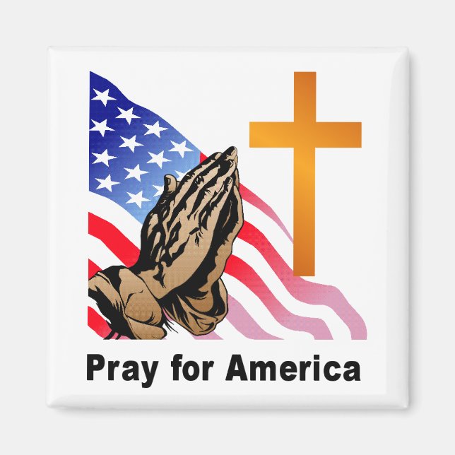 Pray for America Magnet (Framsidan)