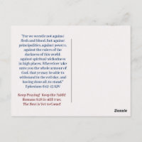 PRAY FOR AMERICA Post Card