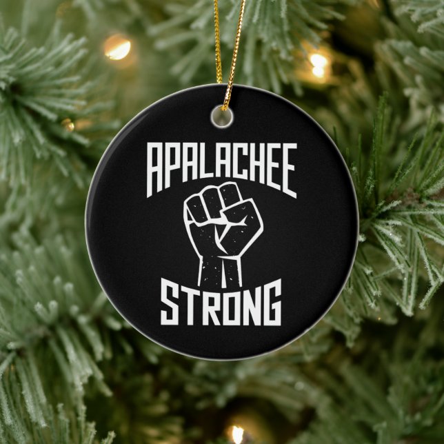 Pray for Apalachee High School Strong Julgransprydnad Keramik (Träd)