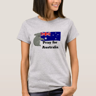 Pray for Australia Koala Brush Fires T Shirt