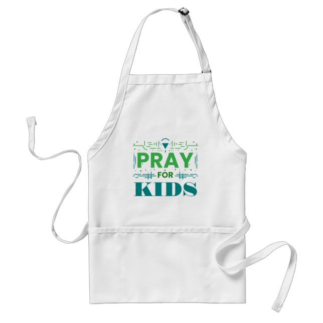Pray-för barn förkläde (Framsidan)