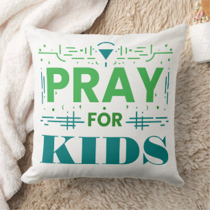 Pray-för barn kudde