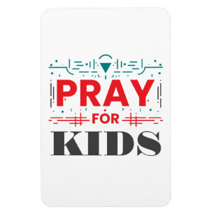 Pray-för barn magnet