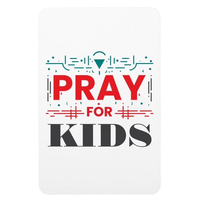 Pray-för barn magnet (Vertikal)