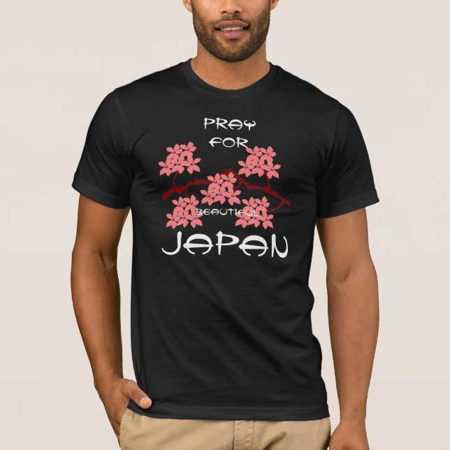 PRAY FOR BEAUTIFUL JAPAN T-SHIRT (Framsida)