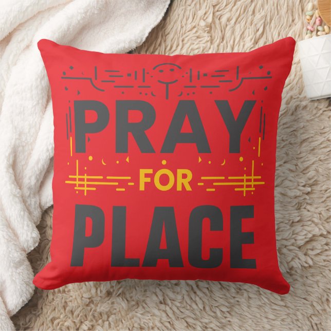 Pray for Compassion Kudde (Filt)