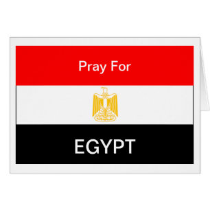 Pray for EGYPTEN Hälsningskort
