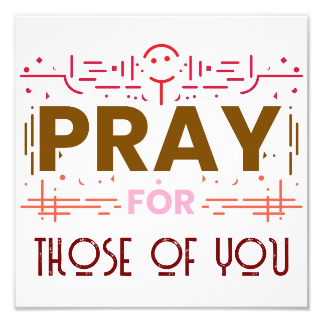Pray för er. fototryck (Framsidan)