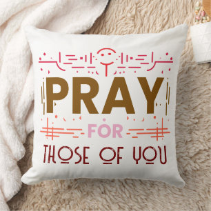 Pray för er. kudde